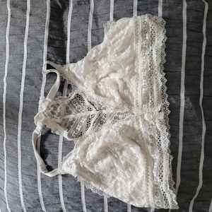 Cream colored bralette